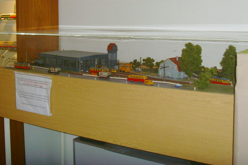Das Diorama im Stra�enbahnmuseum, 2013