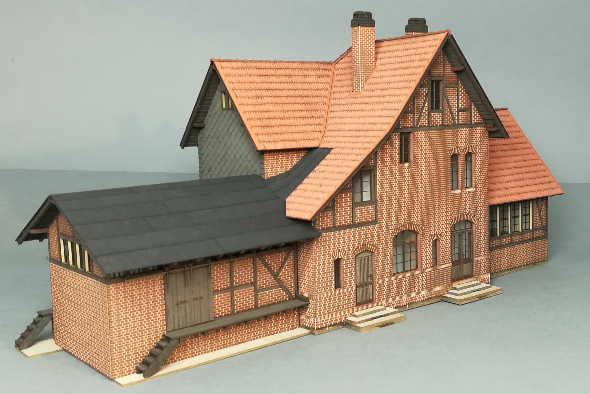 Das Modell des Empfangsgeb�udes