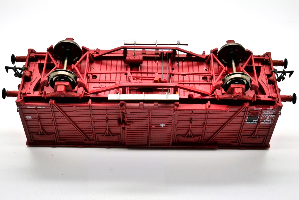 Das Fahrgestell mit den Tritten von AW Lingen