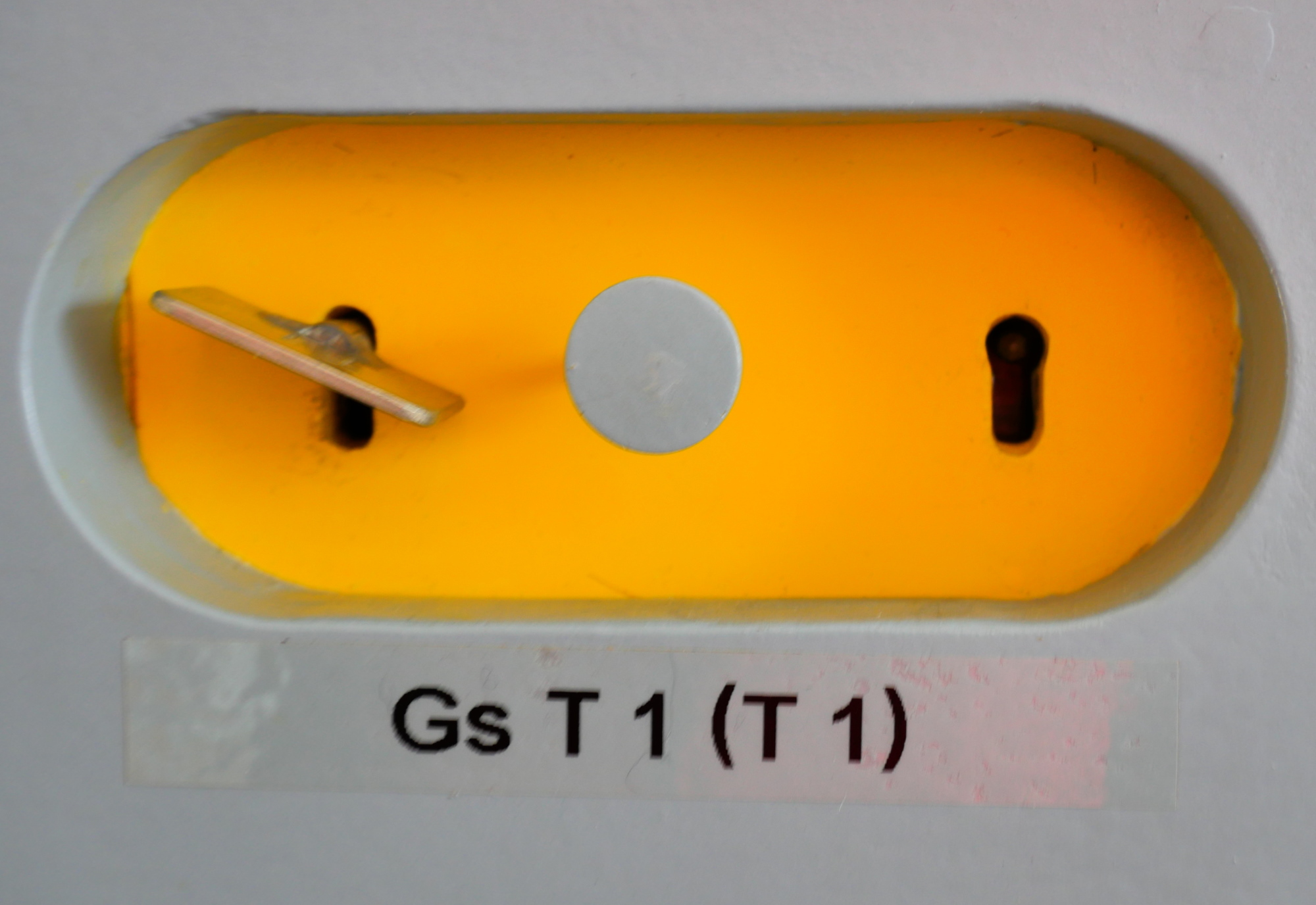 Stellvorrichtung f�r die Weiche T1